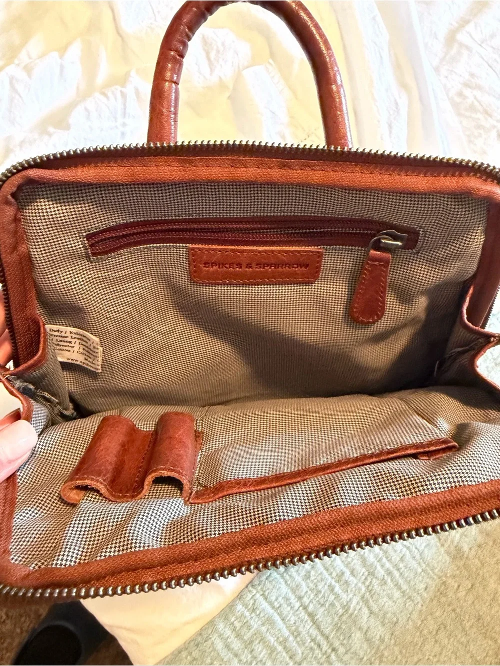 Spikes & Sparrow Leather Backpack